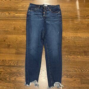 Loft curvy high waist skinny jeans